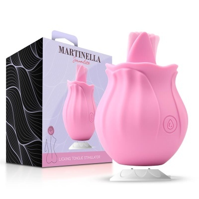 Estimulador Clitoriano Martinella Rosa – Vibração Envolvente e Toque Sedoso