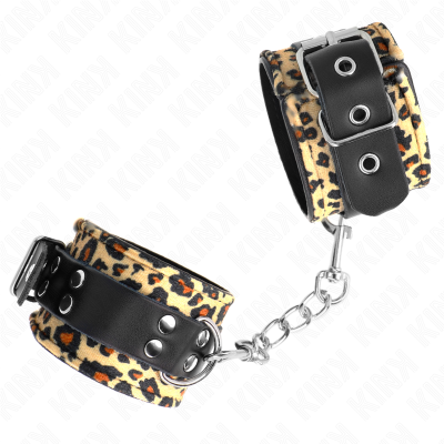 Kink - Pulseiras Couro Leopardo 18-29 CM X 5,5 CM