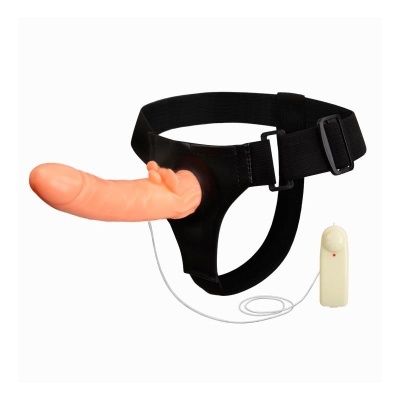 Dildo Baile Strap-On com Controlo Remoto 18 CM
