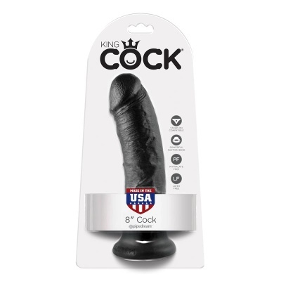 Dildo Realista King Cock: Prazer Intenso, Seguro e Submersível!