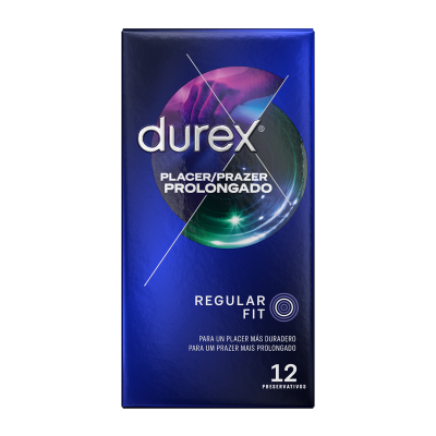 Preservativos Durex - Prazer Prolongado Retardado - 12 Uni