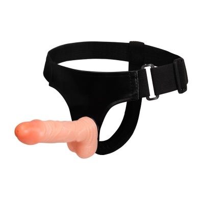 Arnês com Dildo Realista: Prazer Intenso em Medidas Perfeitas!
