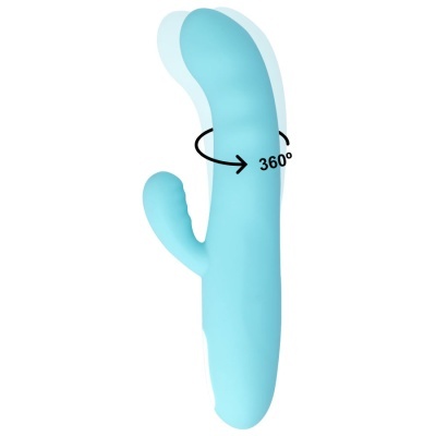 Mia Vibrador Giratório Eiffel Turquesa Azul