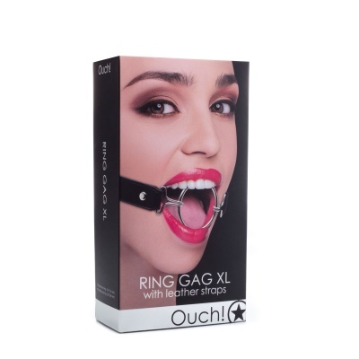 Mordaça Ring Gag XL Preta
