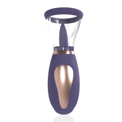 BOMBA RECARREGÁVEL PARA VULVA E SEIOS ENHANCE ROXO PUMPED