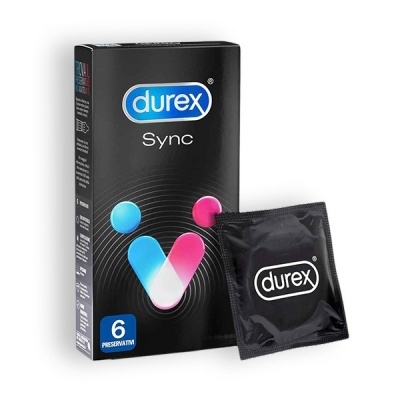 Preservativos Durex Sync 6 uni