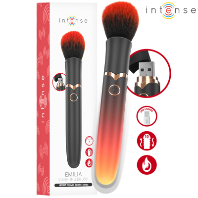 Escova Vibratória Aquecida Emilia Intense – Calor Sensual e Vibração Relaxante