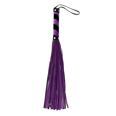 BONDAGE PLAY Rimba Flogger 44 cm Lilás