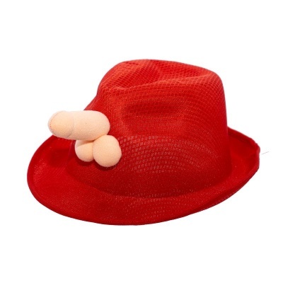Chapéu Vermelho com Pénis na Frente!