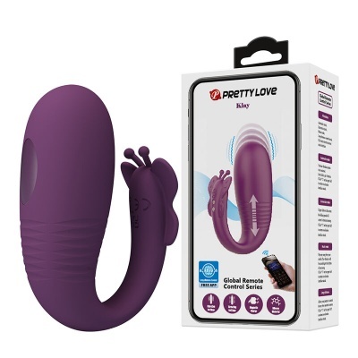 Vibrador Ovo Recarregável com App – Dupla Estimulação e Controlo Inteligente