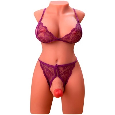 XISE - MIAH LADY BOY TORSO FEMININO COM VIBRAÇÃO E IMPULSIONAMENTO