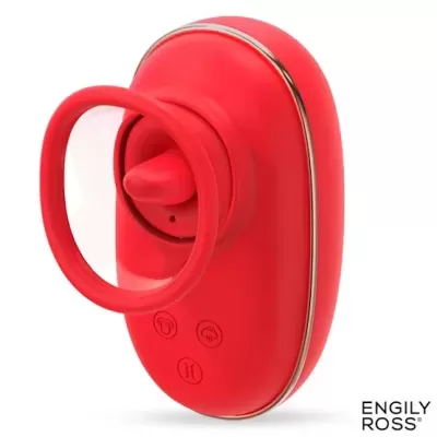 Sugador Clitóris Engily Ross com Língua, Vácuo e Vibração