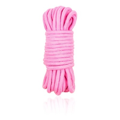 BDSM LINE Corda de bondage de algodão 10 metros rosa