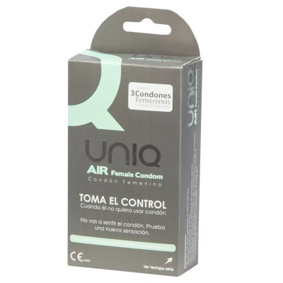 Preservativos Femininos Uniq - Air 3 Uni