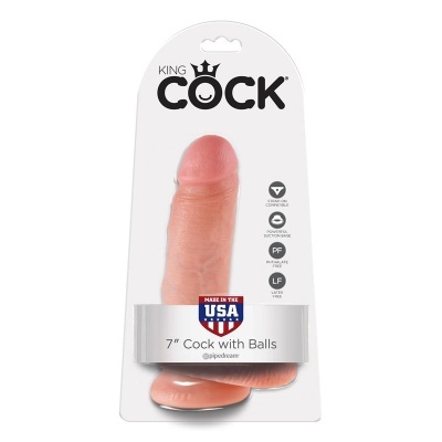 Dildo King Cock: Realismo, Textura Firme, Base de Ventosa e Submersível!