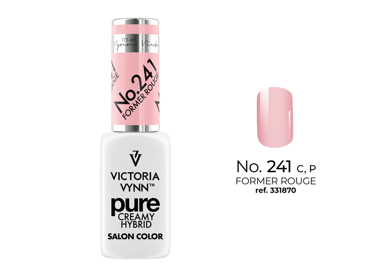 Verniz unhas Victoria Vynn Pure cor rosa No.241 FORMER ROUGE