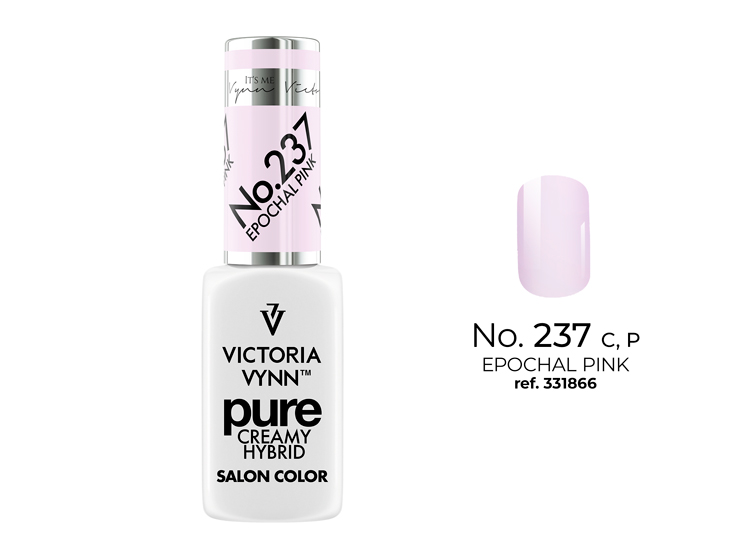 Verniz de unhas Victoria Vynn Pure Creamy Hybrid Salon Color Nº 237 Epochal Pink
