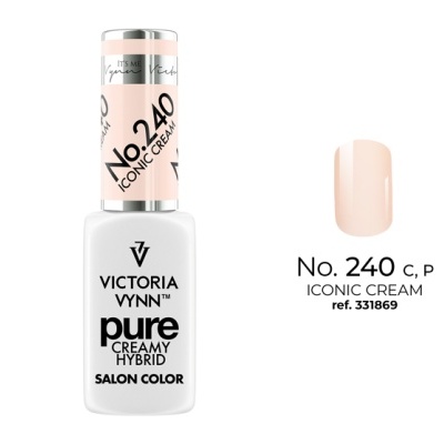 Verniz Victoria Vynn Pure Creamy Hybrid No. 240 Iconic Cream