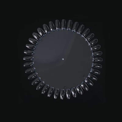 Mostruário redondo transparente para unhas postiças