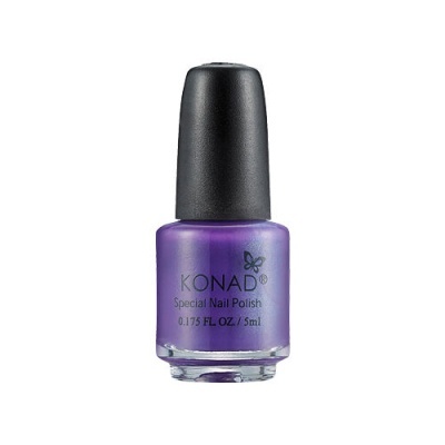 Verniz de unhas KONAD Special Nail Polish roxo com tampa preta