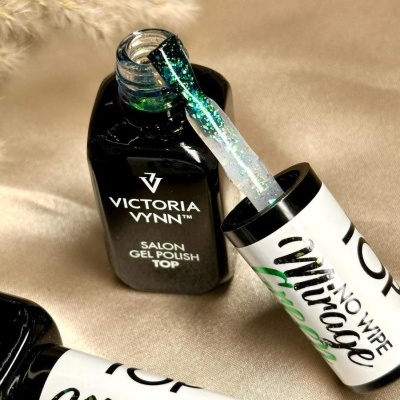 Frascos de verniz de unhas Victoria Vynn com pincel e verniz glitter