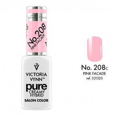Frasco de verniz de unhas rosa da VICTORIA VYNN pure hybrid
