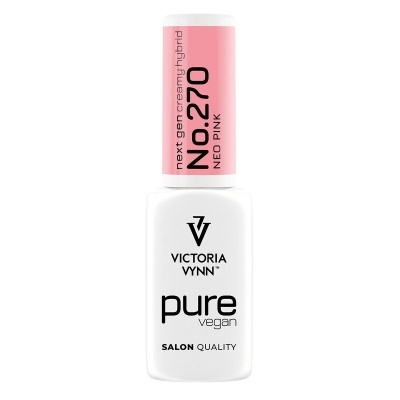 Frasco de verniz para unhas Victoria Vynn pure vegan cor Neo Pink