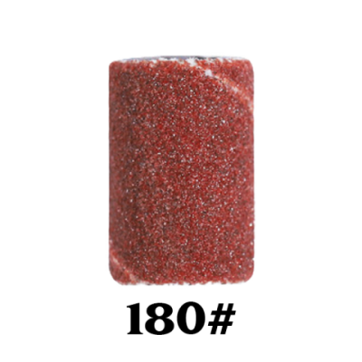 Rolo de lixa vermelho com textura granulada