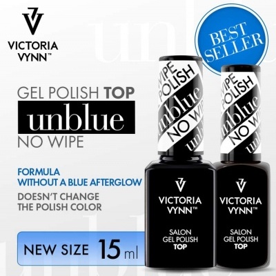 Dois frascos pretos de verniz gel Victoria Vynn com rótulos branco e preto e selo azul BEST SELLER