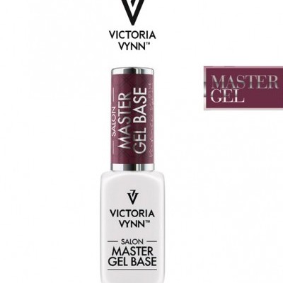 Verniz gel branco VICTORIA VYNN MASTER GEL BASE com tampa roxa