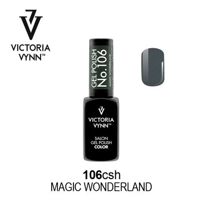 Esmalte de gel Victoria Vynn No.106 MAGIC WONDERLAND cinza escuro
