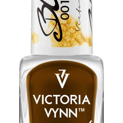 Frasco de verniz para unhas Victoria Vynn Blu Ink amarelo 001