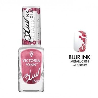 Esmalte de unhas metálico rosa Victoria Vynn Blur Ink