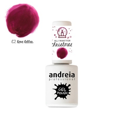 Verniz gel para unhas Andreia Professional cor C2 love letter.