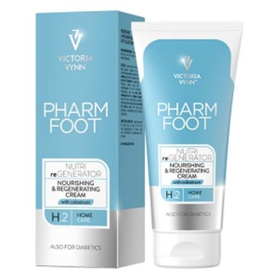 Creme Pharm Foot Victoria Vynn em embalagem azul e branca