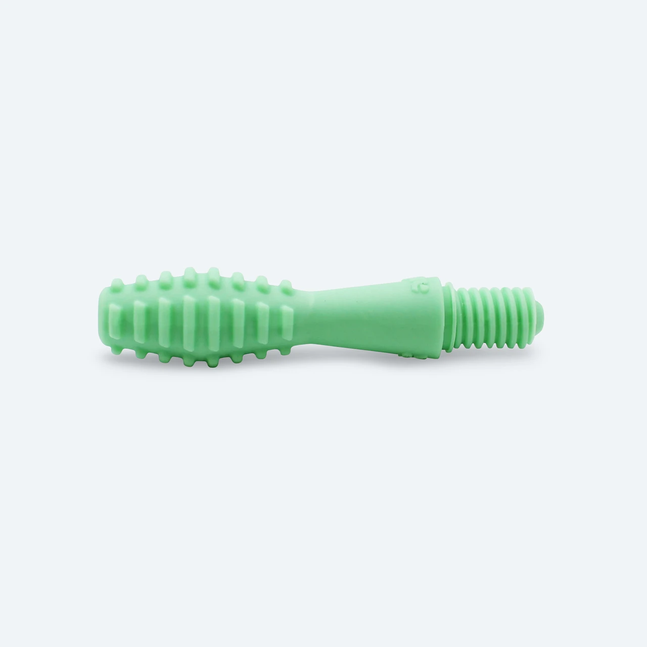 Ponta de Massagem da ARK para Z-vibe® Produto verde alongado com textura e extremidade roscada