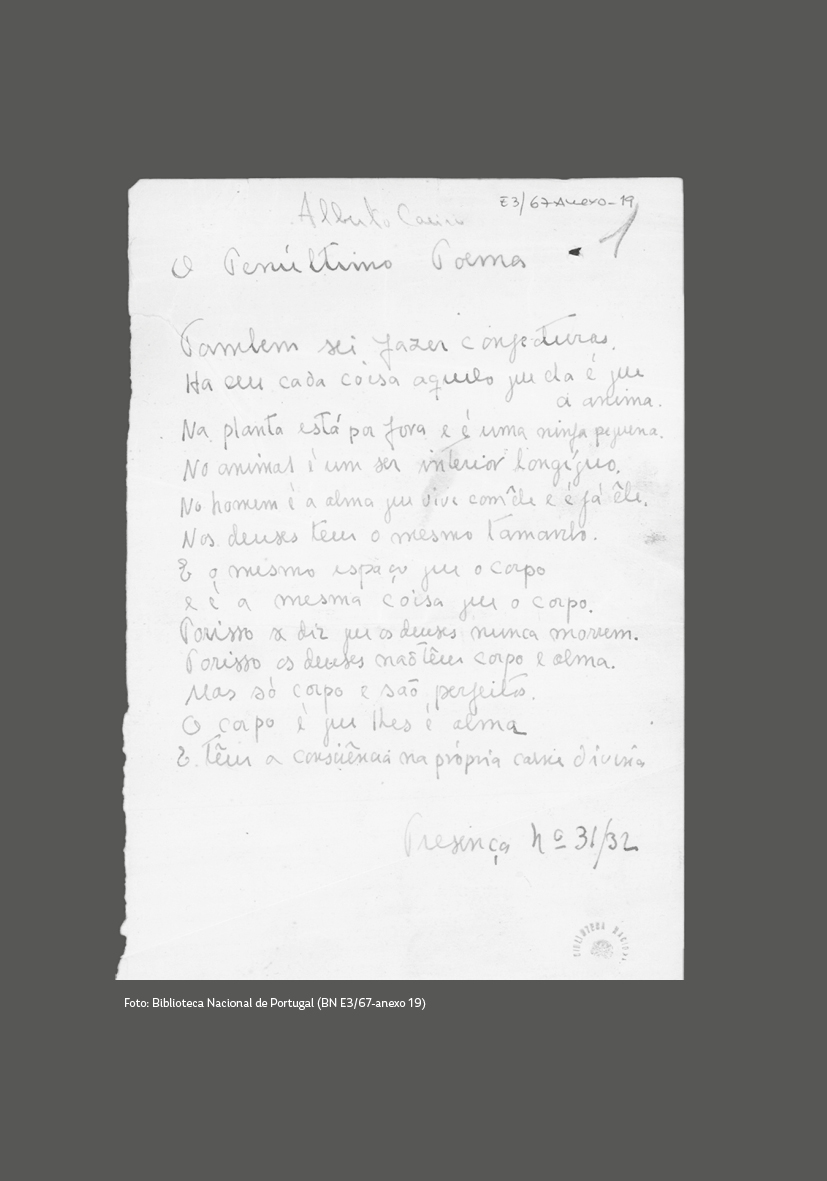 Antología Primera Página manuscrita com texto em português escrita com caligrafia cursiva em tinta preta datada 3/6/32.