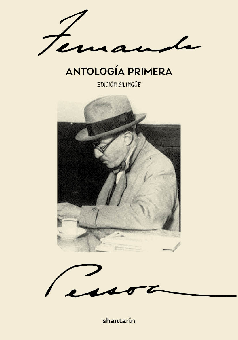 Antología Primera Capa de livro com título Fernando Antología Primera e imagem de homem com chapéu