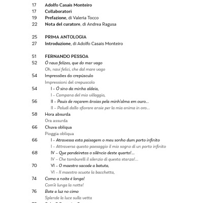 Índice de livro com títulos e autores em texto preto sobre fundo branco