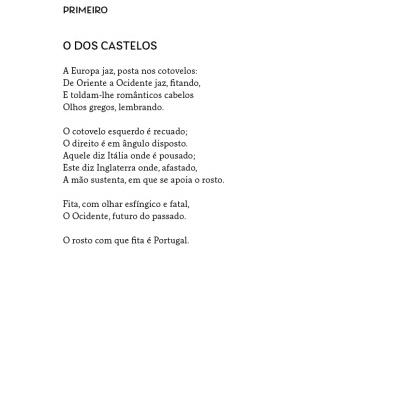 Página de livro com poema em português e número da página 67