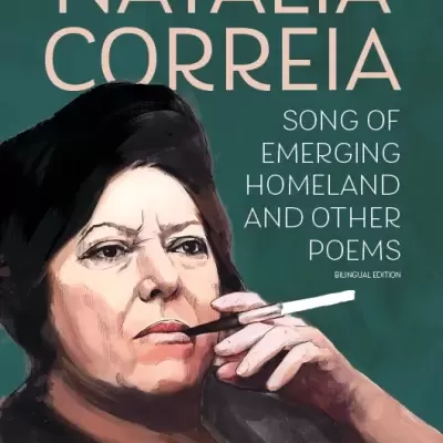 Book cover with illustrated portrait of woman smoking and title text