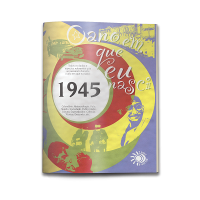 Capa de livro colorida com texto 