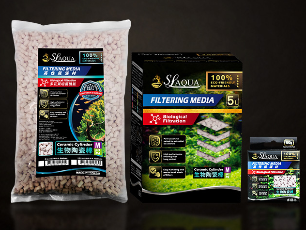 SL-Aqua - Matérias Filtrantes cilíndricas (1 Litro)