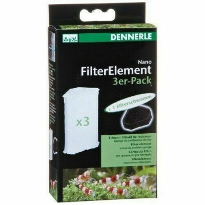 Esponjas para Dennerle Nano Corner Filter (Pack de 3)