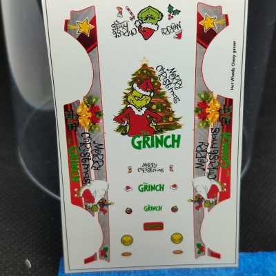 Autocolantes de Natal The Grinch com decoração festiva