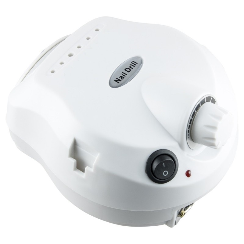 Nail Drill Broca de Unhas Micromotor com 35.000 RPM Máquina de unhas Nail Drill branca com controlo de velocidade