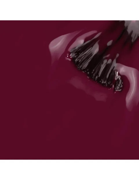 Verniz Gel Inocos QH6 Bisca de Copas 15ml Vermelho Grená Pincel com verniz vinho escuro brilhante