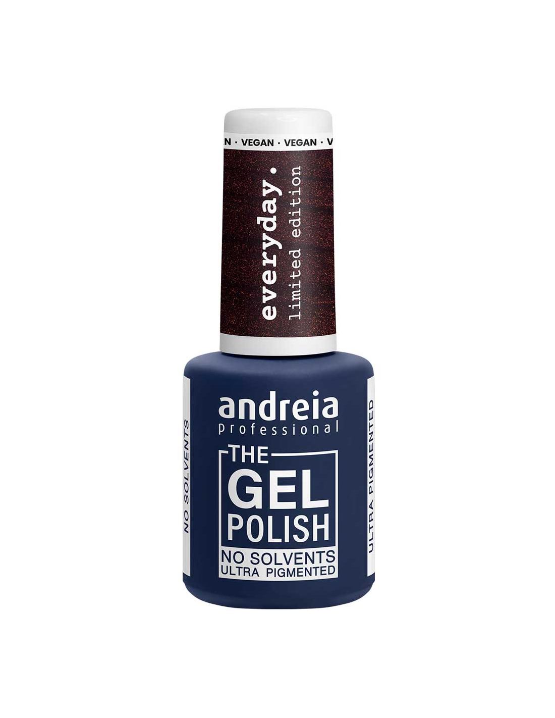 The Gel Polish Andreia - Everyday Collection - ED6 Frasco de verniz gel azul escuro Andreia Professional