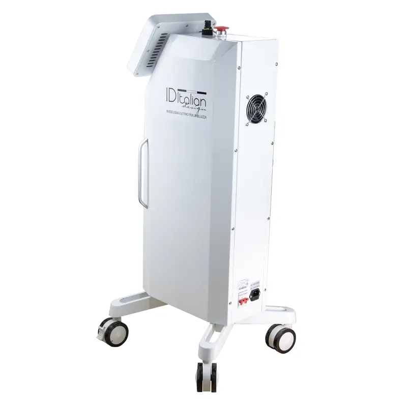 Presoterapia Profissional 3 em 1 Electro-Beauty Sculpt com Infravermelhos e Electroestimulação Máquina branca móvel com texto ecrã e ventoinha