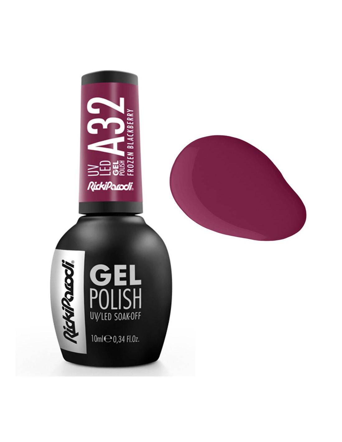 Verniz Gel A32 Frozen Blackberry - Air Collection - Ricki Parodi Esmalte de gel Roxo Frozen Blackberry RickyPascoli